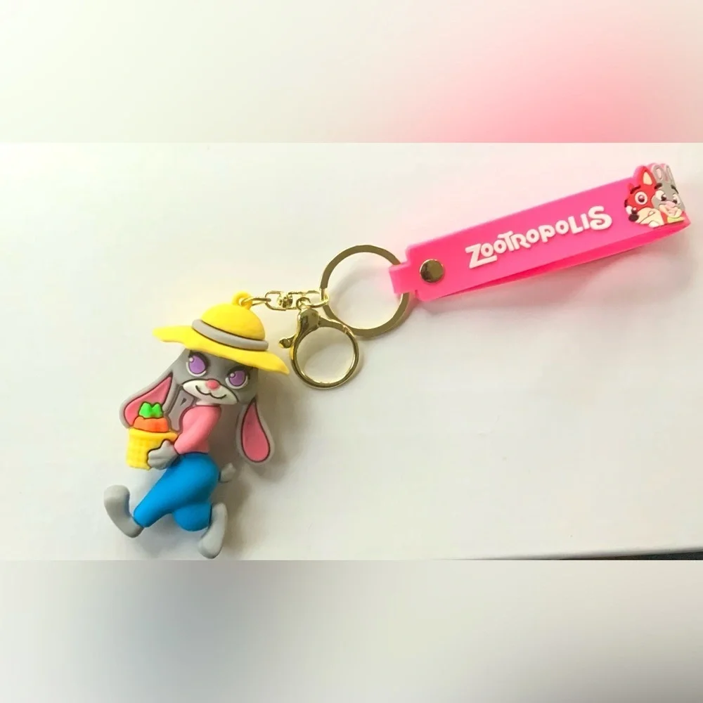 Kids Keychain Set - Pink and Brown